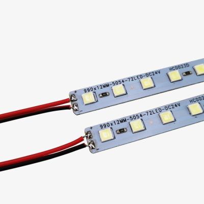 China Portable 72 LED 5054 5630 Strip Light SMD5730 Crosshead Optional White White Single Color Aluminum Sour Lead Non-waterproof DC12V /warm for sale