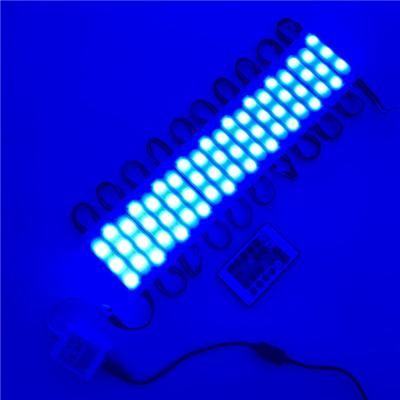 China Channel letter waterproof smd IP65 5050 0.72W 12V rgb advertising led module 60-66LM led flashing light module for sale