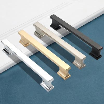 China Modern Zinc Alloy Sideboard Handle Wardrobe Handles Cabinet Pulls for sale