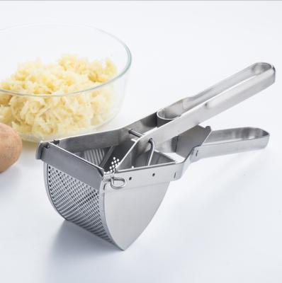 China Stocked Heavy Duty Stainless Steel Juicer Baby Food Press Sieve Fruit and Vegetable Potato Crusher Potato Crusher for sale