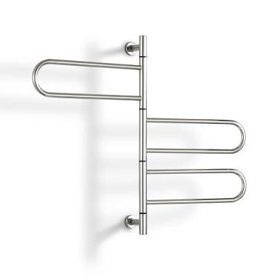 China Heater High Quality Water Rail Designer Heated Towel Heater Steel Towel Rack for sale