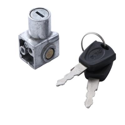 China Aluminum Alloy Car Parking Lock With Triangle Lock Cylinder for sale