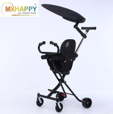 China MH291 Lightweight Light And Folding Baby Stroller Four-Wheel Two Way Children's Single Walking Baby Artifact With Sunshade for sale