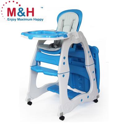 China MH20 Modern Baby Highchair New Luxury Plastic 2 IN 1 For Kids Dinner Umpire Chair Baby Umpire Chair for sale