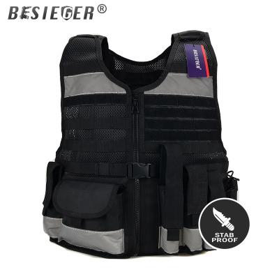 China Diamond Mesh Military and Police Lightweight Mesh Waistcoat Slash Proof Multifunctional Tactical Vest for sale