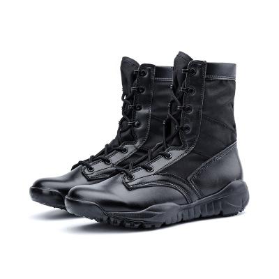 China Outdoor Tactical Military Men's Combat Mesh Summer Cotton Cloth Boots Earth Breathable Boots Ultra Light Training Breathable Boots for sale