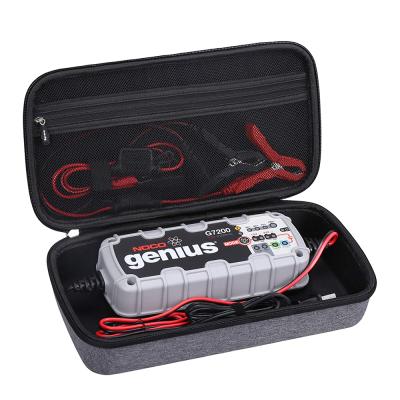 China 11.73X7.32X3.62 inches Factory Custom Hard Storage Travel Case For NOCO Genius G7200 12V/24V 7.2 Amp Battery CH EVA Charger CASE for sale