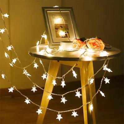 China 3M 6M 10m LED Curtain Icicle Fairy Lights Gold String Christmas Tree Snowflake Bell Power Supply 220V Christmas Decoration Lights for sale