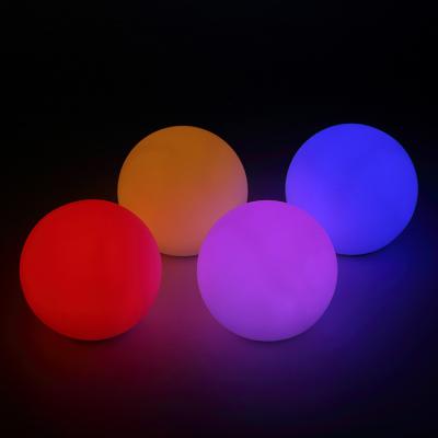 China ABS+PVC Party Mood Light LED Floating Ball Lamp RGB Multi Color Decorative Small Atmosphere Bright Peeling Led Ball for sale