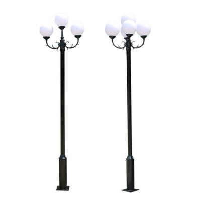 China Hot Garden Amazon Business Garden Outdoor Lightweight Black White Aluminum Garden Light for sale