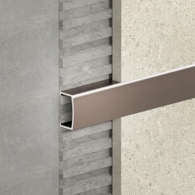 China Heat Resistance Home Decorative T Shaped Stainless Steel Tile Trim for sale