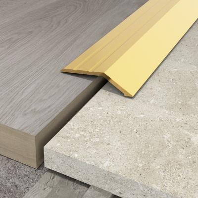 China Modern Brass Ceramic Flooring Corner Edge Protector Rounded Corner Brass Tile Trim for sale