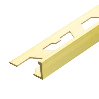 China Eco - Friendly Furniture Uses Brass Decorative Bands L - Shaped Tile Trim for sale