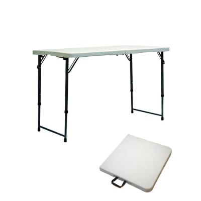 China Modern Factory Direct Supply Outdoor Height Adjustable Half Fold Up Plastic Table for sale