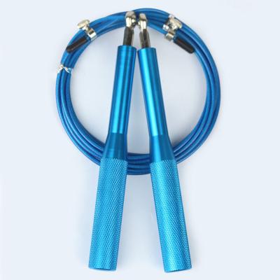 China Fitness Home Sports Jump Rope Aluminum Handle 14cm High Strength Adjustable Skipping Rope for sale