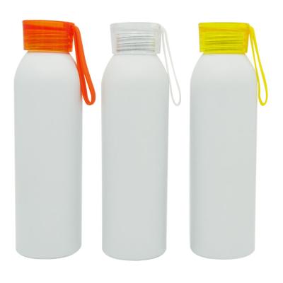 China Children's Portable Single Wall Aluminum Water Bottle With Handle Travel Sports Bottle For Outdoor for sale