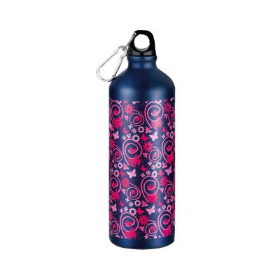 China Single Wall Sublimation Aluminum Sport Water Bottle 1L Single Wall Aluminum Drinking Bottle Blank for sale