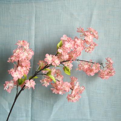 China Fashional D-CB004 whole sale cherry blossom silk brances for wedding home decor for sale