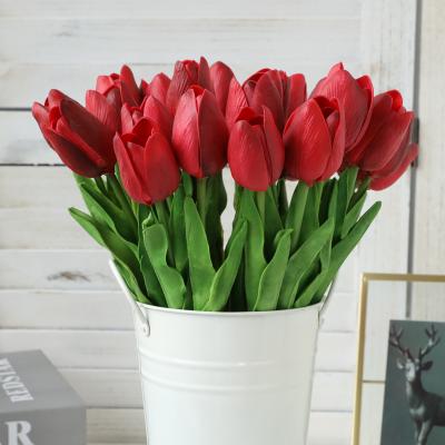 China High Quality Real Touch Fashional Tulip Fabric Colorful Tulip Wholesale for sale