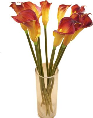 China CL001 Real Calla Lily Bridal Wedding Artificial Flowers Party Decor Bouquet PU Touch Flower for sale