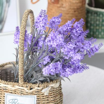 China D-LA003 Plant Silk Lifelike Decorative Flowers Lavender Artificial Flowers for Wedding Decor and Table Centerpieces for sale