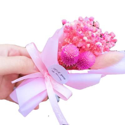 China M106 Eco-friendly Wholesale Flowers Dried Gypsophila Paniculata Baby's Breath Dried Flower Valentine's Day Wedding Party Home Decoration for sale