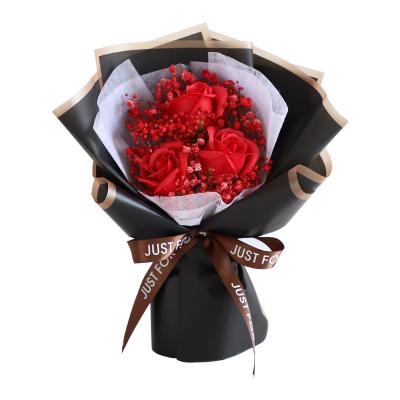 China 2021 New Arrival Valentine's Day Gift O-X563 Breath Preserved Bouquet Flowers Long Lasting Gypsophila Baby's Gift Preserved Bouquet Ideas for sale