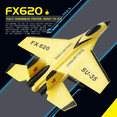 China FX620 2.4GHz 2-Channel Foam RC Plane Model Glider RC Jet Airplane with Charging Time of 60 Mins and 3.7V 150mAh Battery for sale