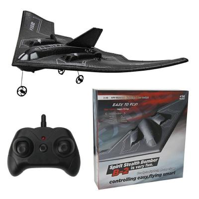 China Fx632 Rc Airplane B2 Bomber 2.4ghz Wireless Control Mini Glider 2ch Aircraft Drone Children Toys Gifts for Kids' Learning for sale