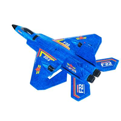 China F22 2.4g 2.5ch Waterproof Foam Airplane Aeroplane Toy R4s Rcm Jet Fighter Glider Avion Remote Control Aerodone Aircraft Rc Plane for sale