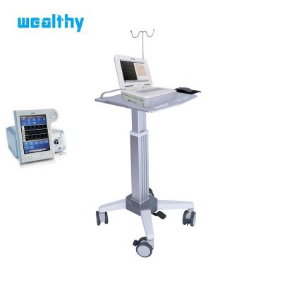 China Contemporary Vl Aluminum Alloy Mobile Workstation Laptop Meidcal Hospital Trolley Cart for sale