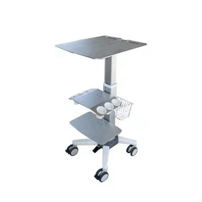 China Aluminum Alloy Ultrasound Trolley Cart Aluminum Alloy Medical Supplies With Printer Board for sale