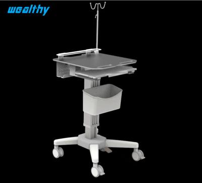 China Aluminum Alloy MA-Hospital Trolley Trolley Aluminum Alloy Laptop Cart Medical Laptop Trolley for sale