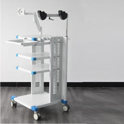 China Contemporary With Wheels Casters 4 Layers Endoscopy Laparoscopy Endoscope Hospital Trolley Medical Trolley for sale