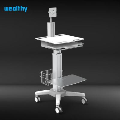 China MA-Wholesale Contemporary Computer Workstation Trolley Hospital Cart Medical Nursing Cart for sale