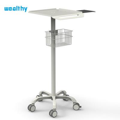 China Contemporary MA-Medical Trolley Hospital Trolley ECG Cart with Wheels Hospital Workstation Medical Mute Trolley for sale