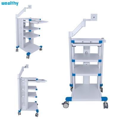 China Contemporary Factory VI Endoscopy Trolley With Endoscope Single Trolley Stand Screen Carts Medical Trolley for sale