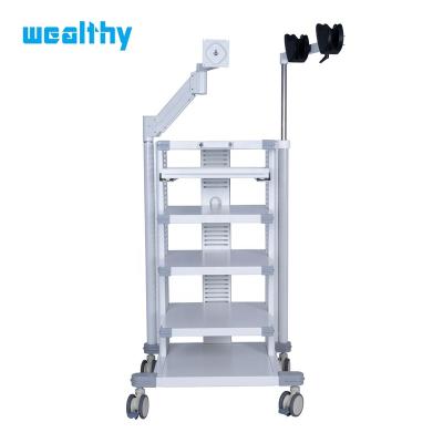 China Contemporary of Multi-function Trolley Endoscopic Laparoscopic Laparoscopic 4 Layers Hospital Trolley Medical Trolley Medical Trolley for sale