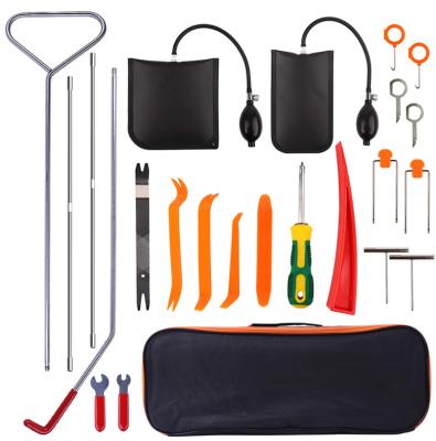 China 24PCS Stainless Steel Car Door Lockout Kit Long Reach Lockout Kit Auto Emergency Vehicle Tool for sale