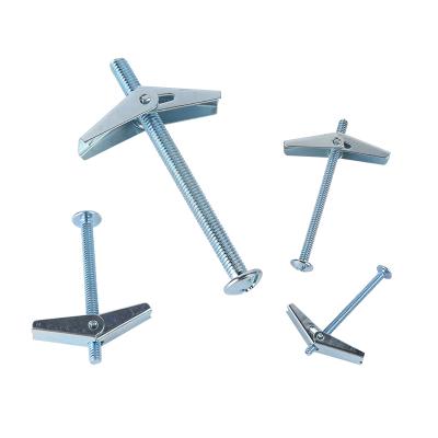 China Steel Screws Ceiling Anchor Butterfly Spring Toggle Anchor for sale