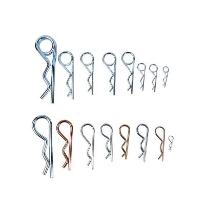 China DIN11024 Stainless Steel Double Spring Galvanized Steel &stainless Steel Hair Pin for sale