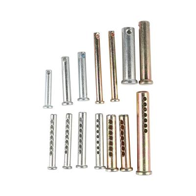 China Vehicle Farm Machinery Tractor Farm Vehicle Customized Stainless Steel Pins Around Main Clevis Pin With 1 Hole Or 7 Holes for sale