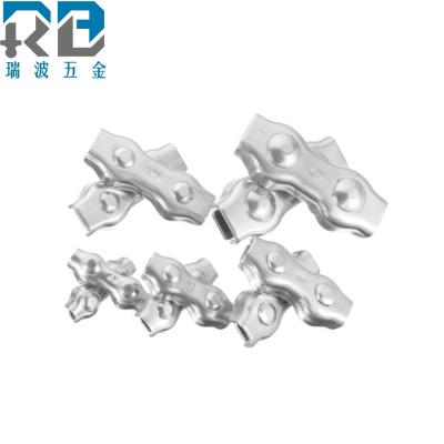 China Stainless Steel China Supplier Metal Wire Rope Clip Retainer Clamp for sale