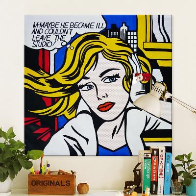 China Hot Sale Modern Pop Art Oil Painting Canvas Wall Art Painting For Home Decoration for sale