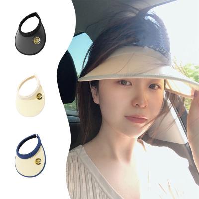 China Comfortable Outdoor UV Sun Protection Women Summer Baseball Cool Blank Top Sport Hat Covers Wide Brim Sun Visor Hat for sale