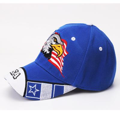 China breathable & Custom Logo 6 Hats High Quality Waterproof Fashion Suede Panel Men's Women's Sports Hats Caps American Flag Baseball Caps for sale