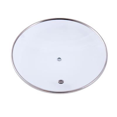 China Hot Selling C Tempered Glass Durable C Tempered Glass Full Cover Knob Handle Cover Lid for sale