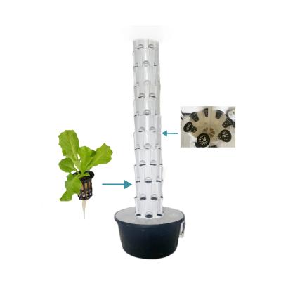 China Aeroponic Towers Vertical Hydroponic System Balcony Vegetable Soilless Cultivation for sale