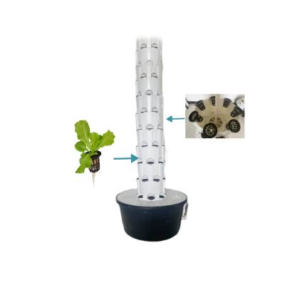 China Hydroponic Growing System Tower For Vegetables Strawberry Balcony Soilless Cultivation for sale