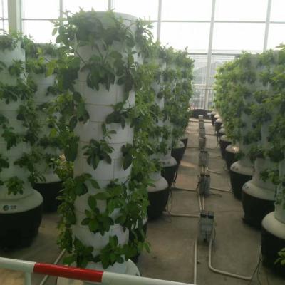 China Hydroponic Growing System Garden Farm Greenhouse Vertical Tower Planter for sale